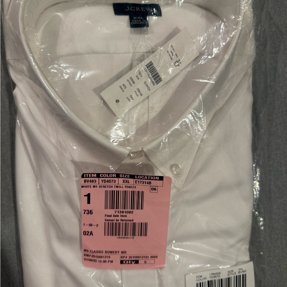 J. Crew Bowery Wrinkle Free Dress Shirt